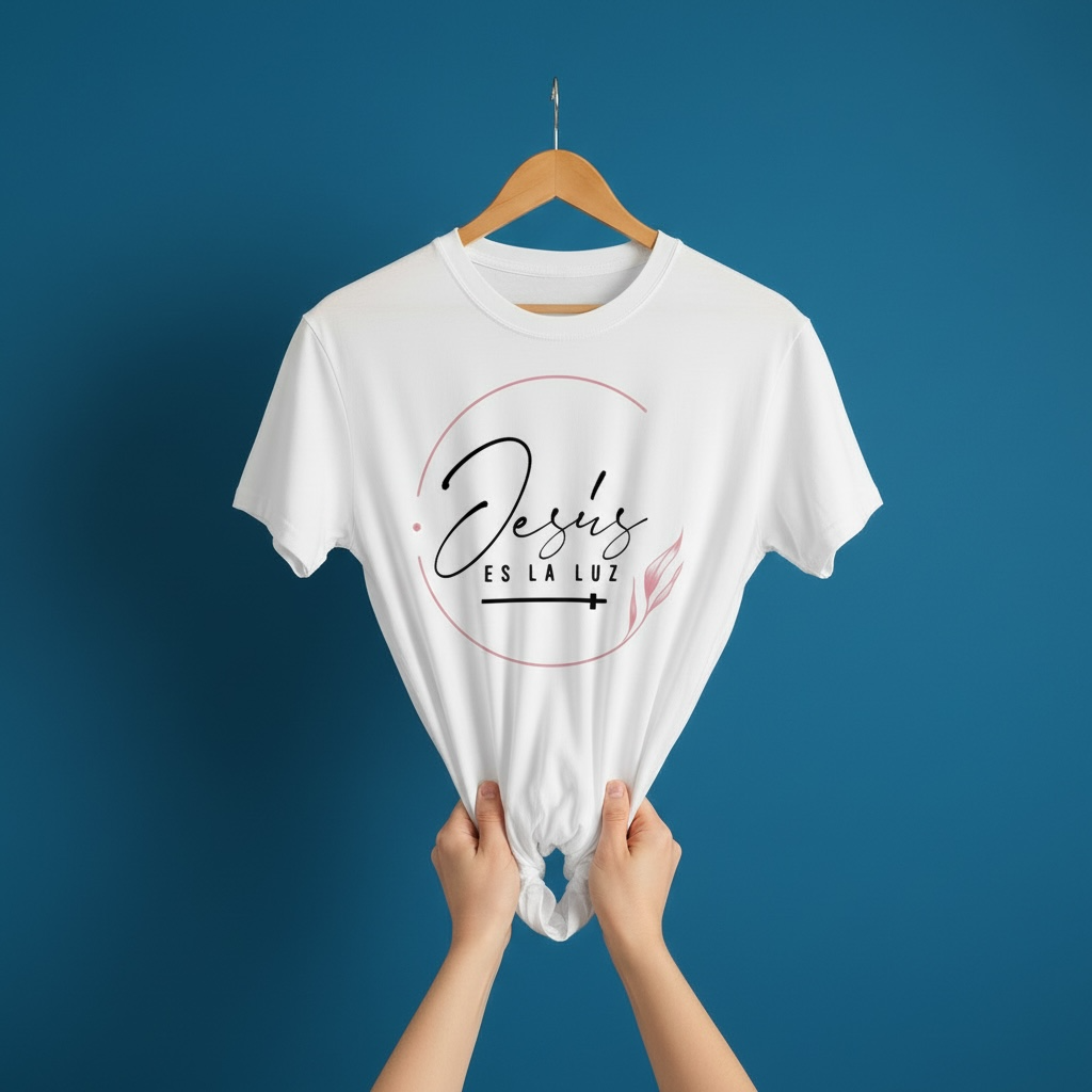 Camiseta / Polera “Jesús es la Luz”