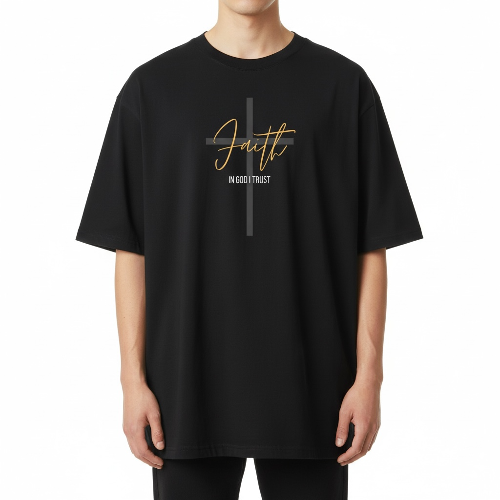 Camiseta / Polera “Faith in God I Trust”