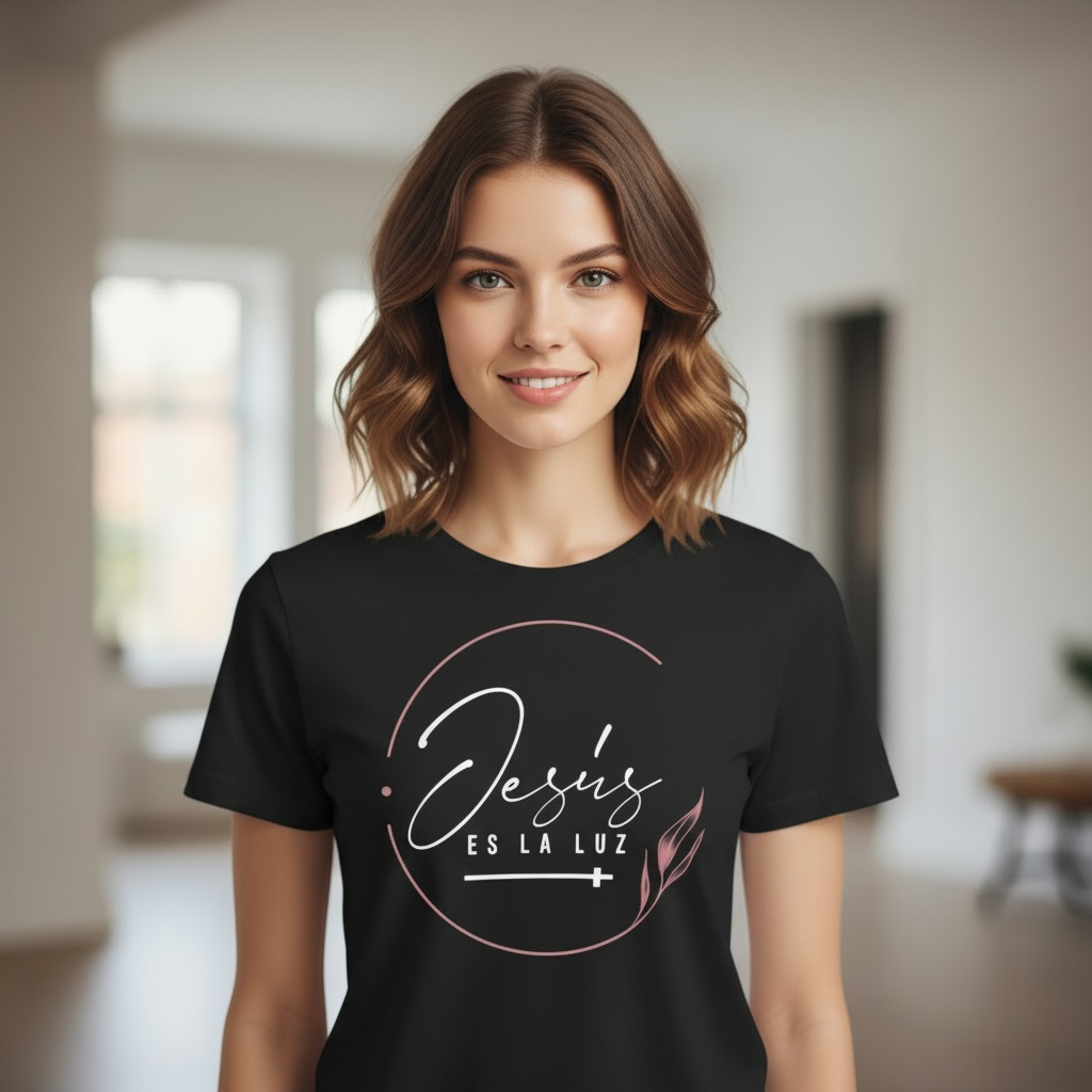 Camiseta / Polera “Jesús es la Luz”
