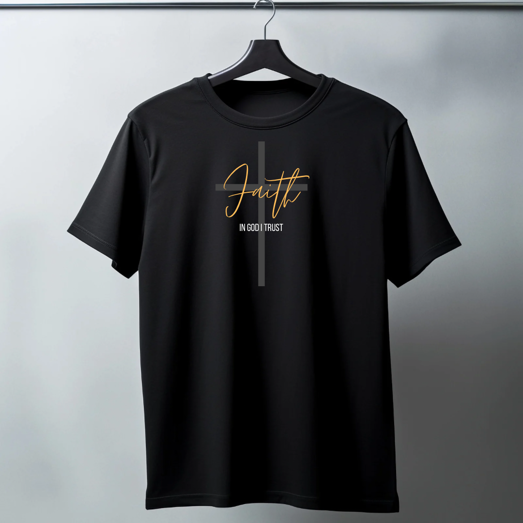 Camiseta / Polera “Faith in God I Trust”