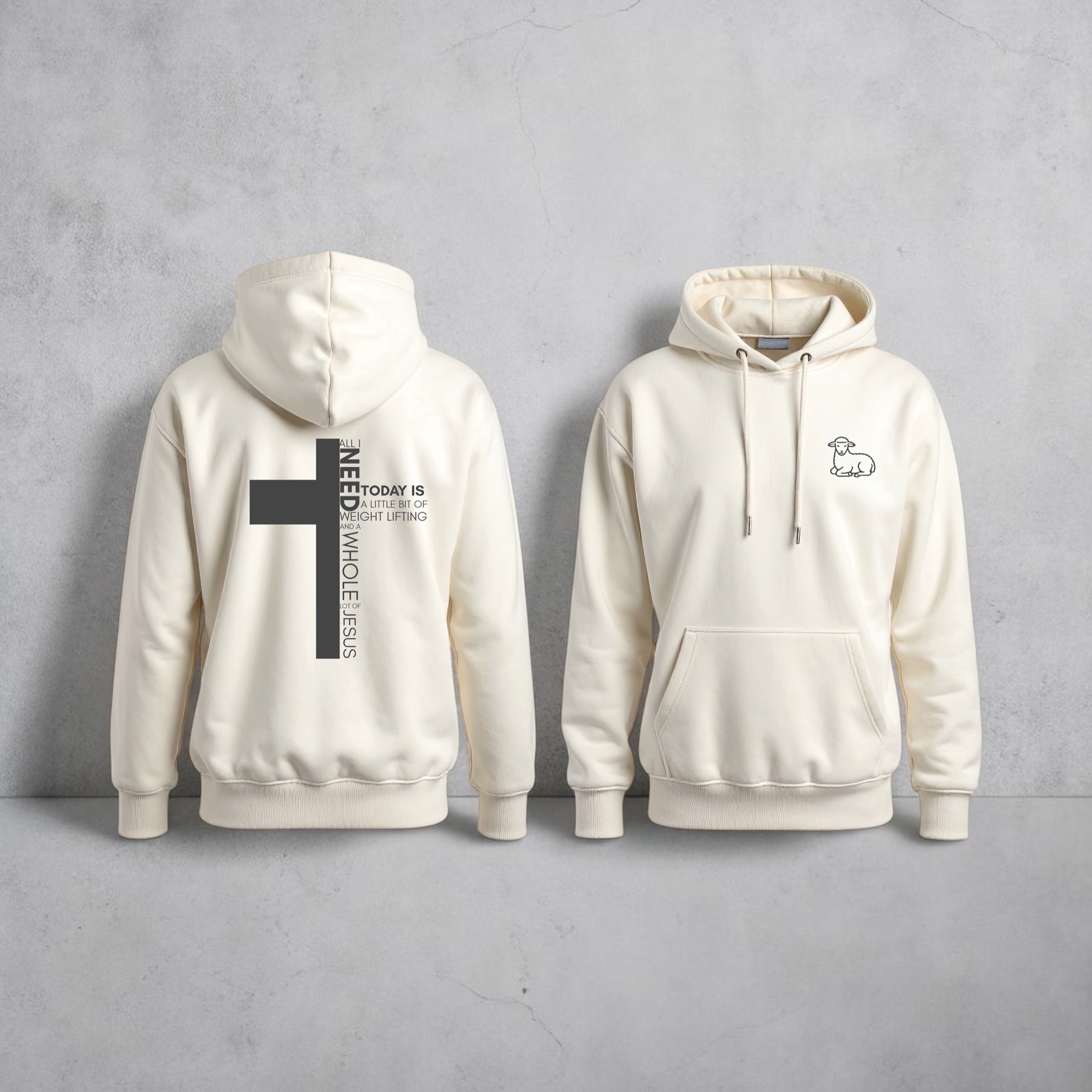 Hoodie / Poleron “All I need is Jesus”