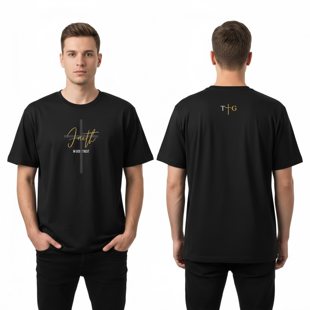 Camiseta / Polera “Faith in God I Trust”