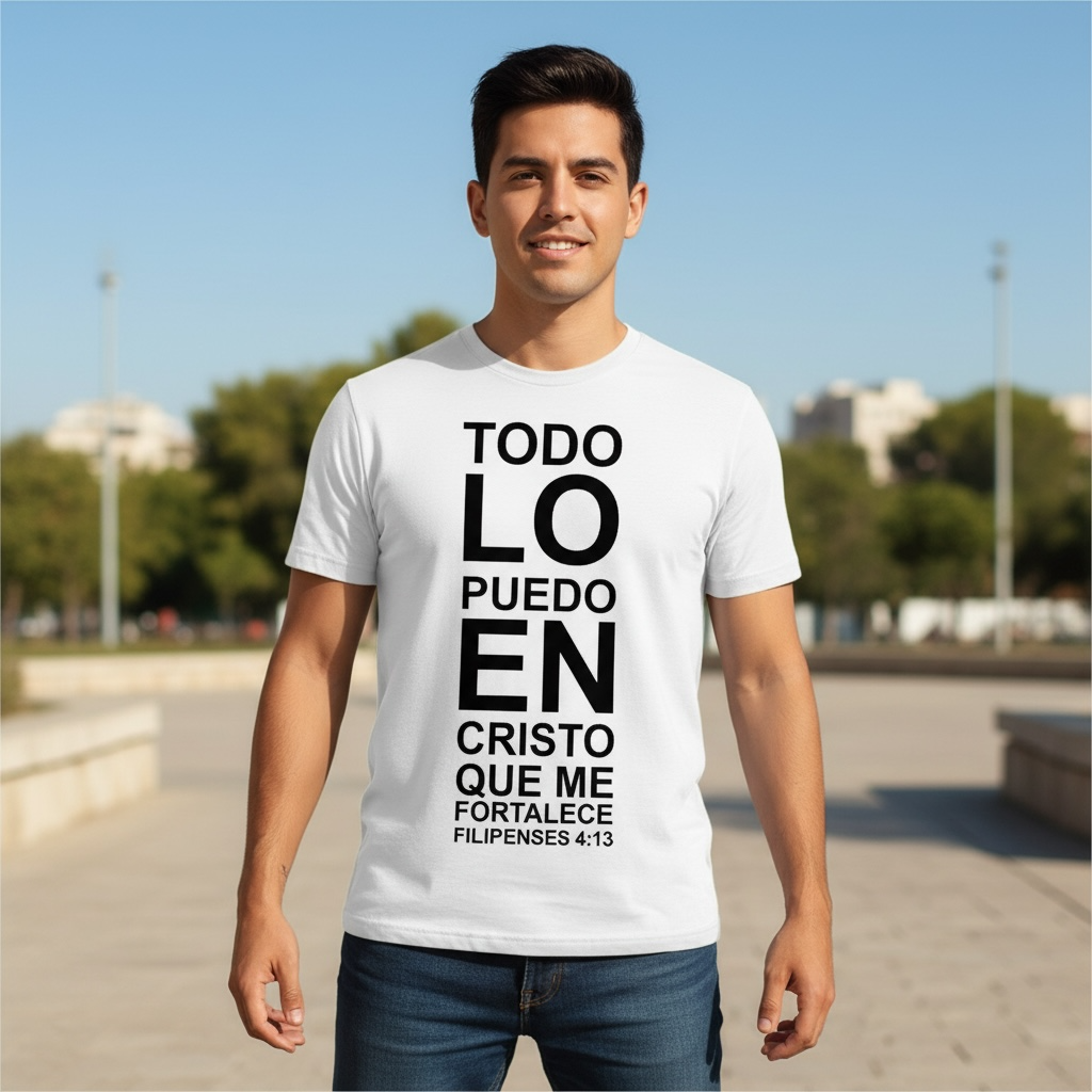 Camiseta / Polera “Filipenses 4:13”