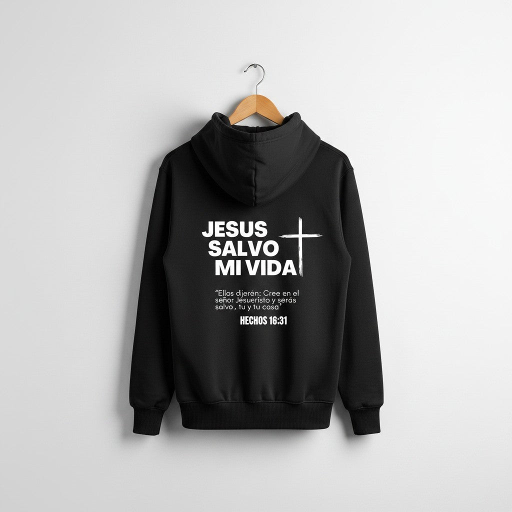 Hoodie / Poleron "Jesús Salvó mi Vida"