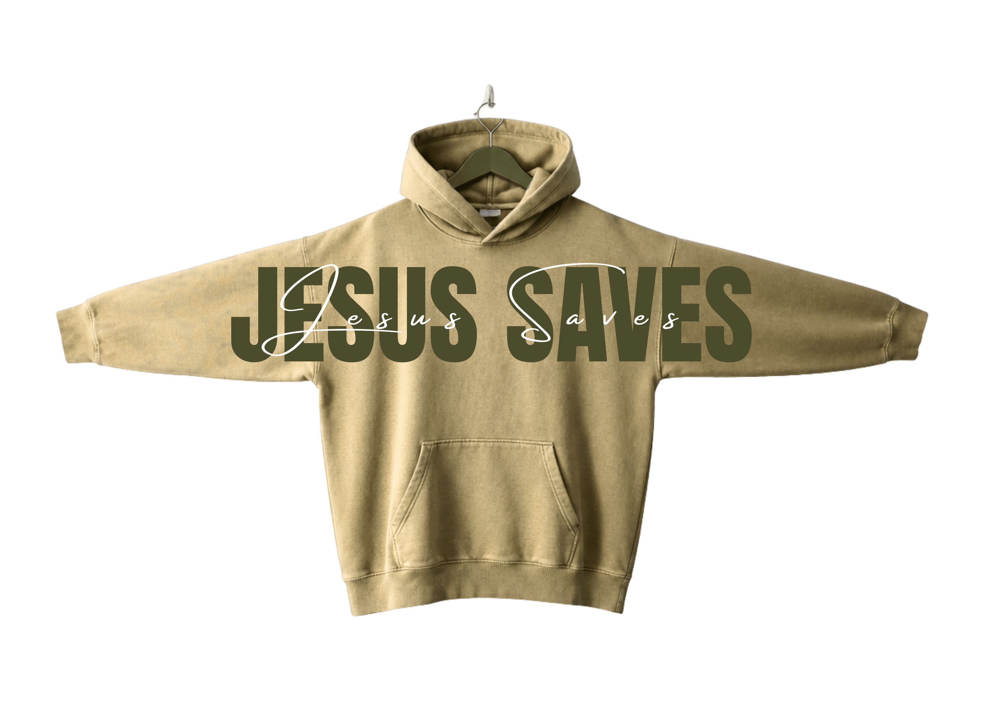 Hoodie / Poleron "Jesus Saves"