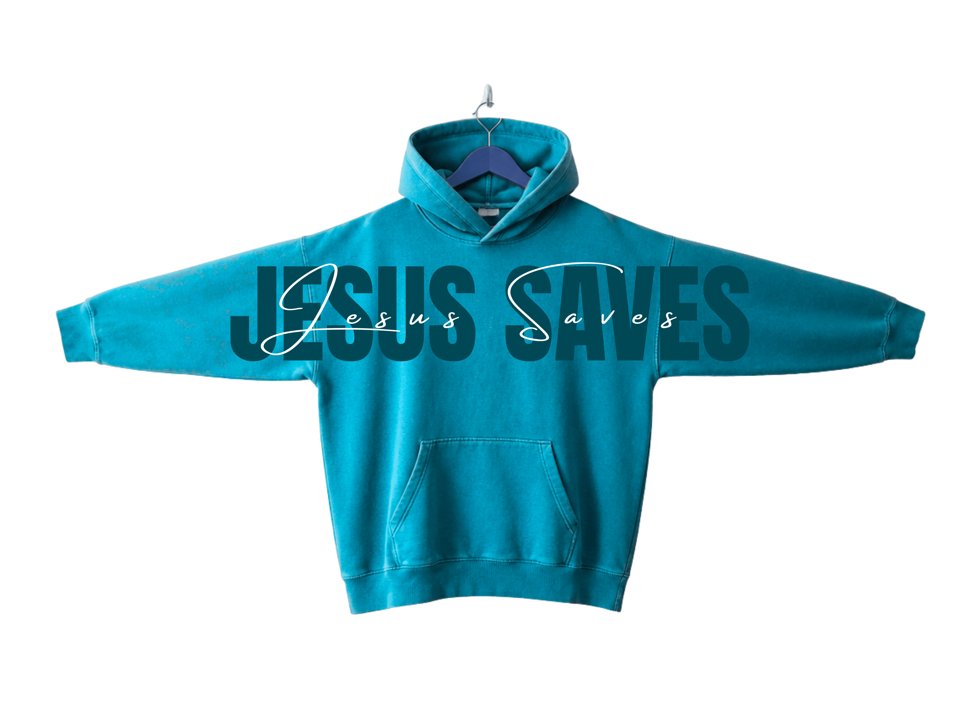 Hoodie / Poleron "Jesus Saves"