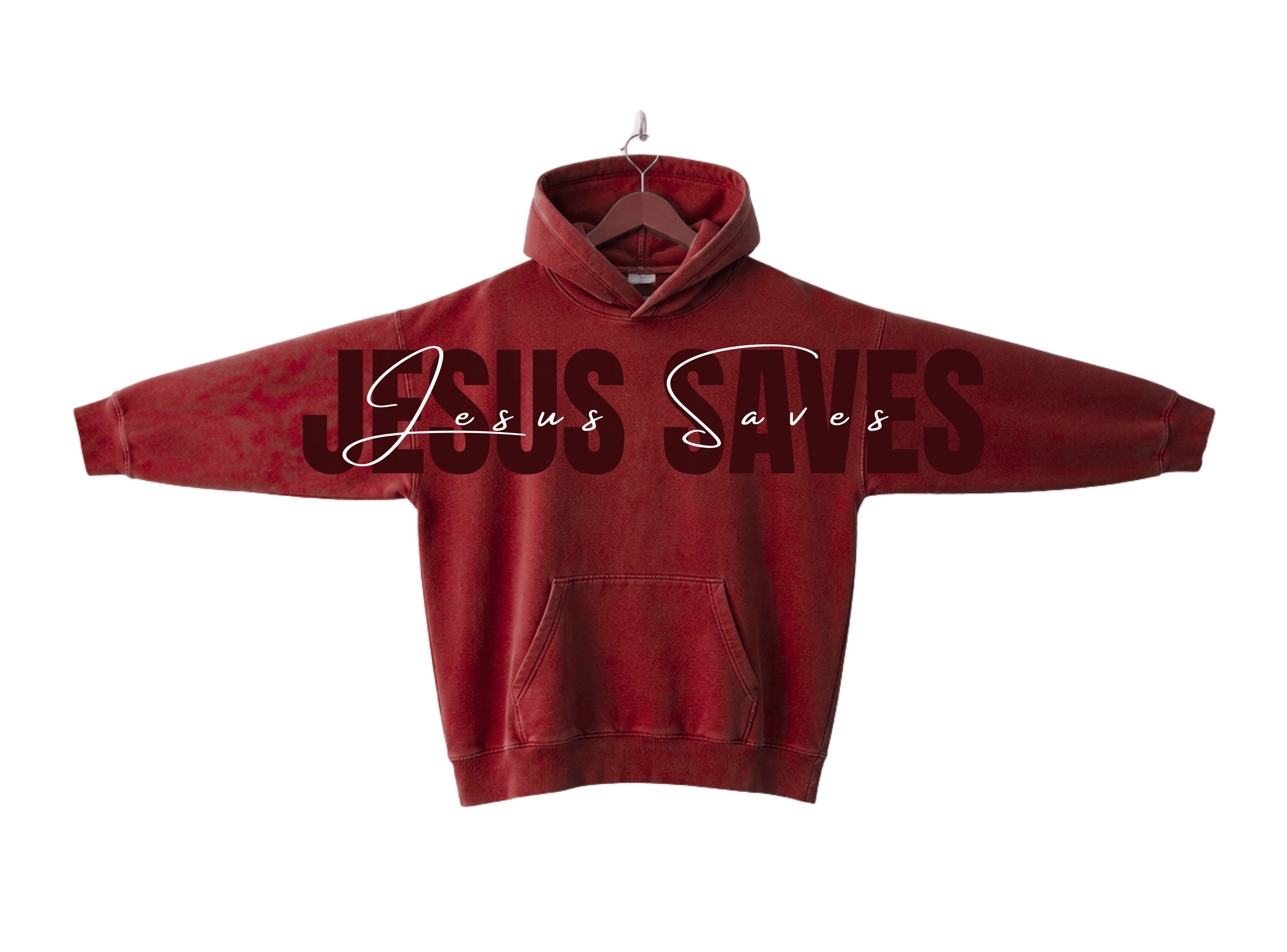 Hoodie / Poleron "Jesus Saves"
