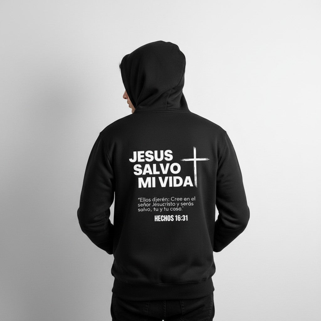 Hoodie / Poleron "Jesús Salvó mi Vida"
