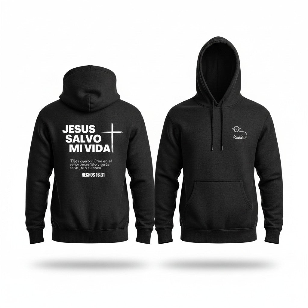 Hoodie / Poleron "Jesús Salvó mi Vida"