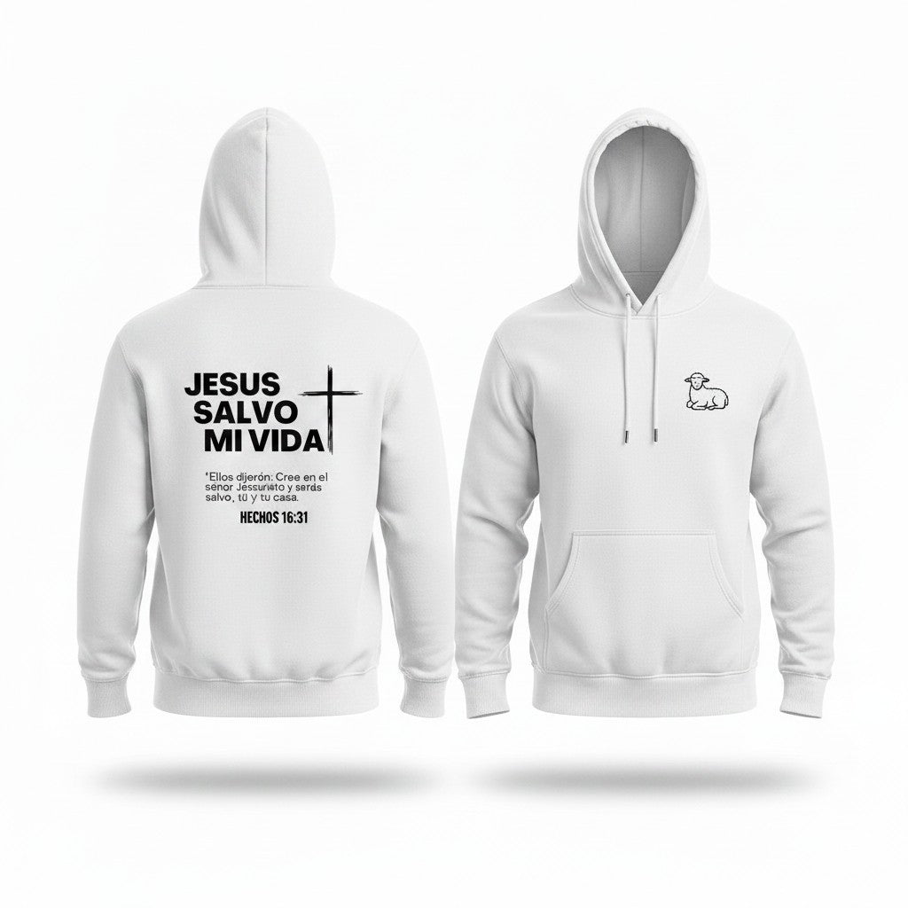 Hoodie / Poleron "Jesús Salvó mi Vida"