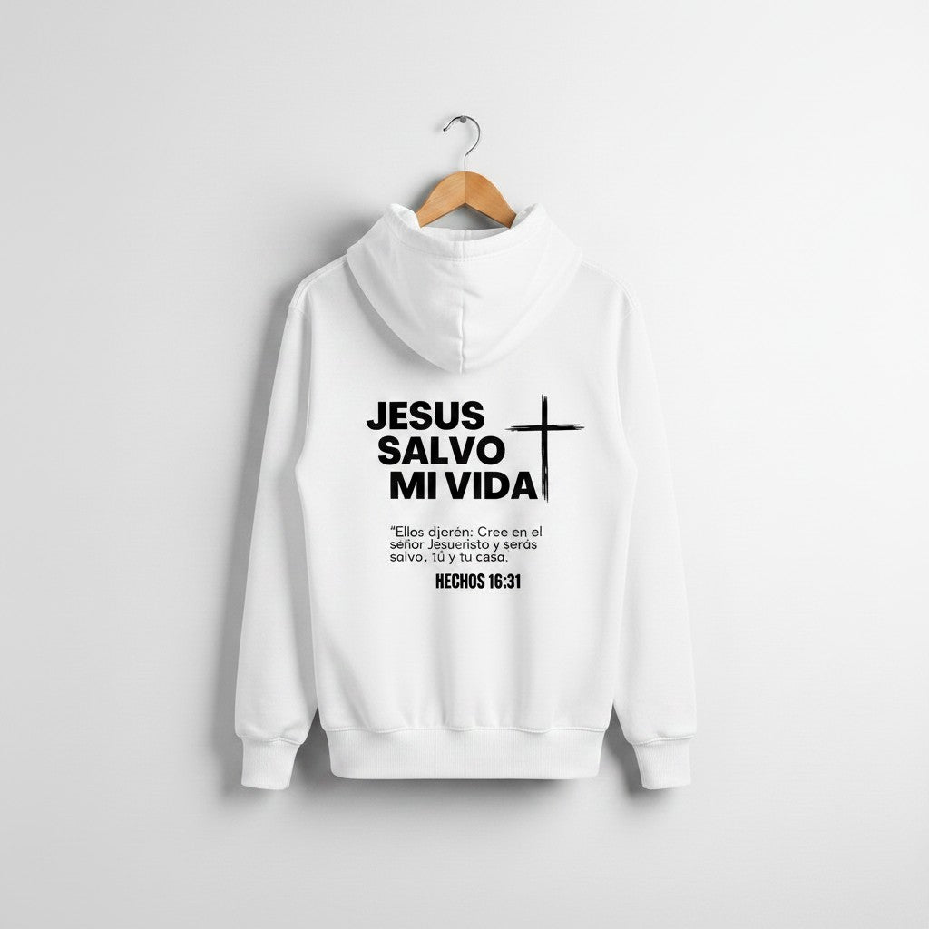 Hoodie / Poleron "Jesús Salvó mi Vida"