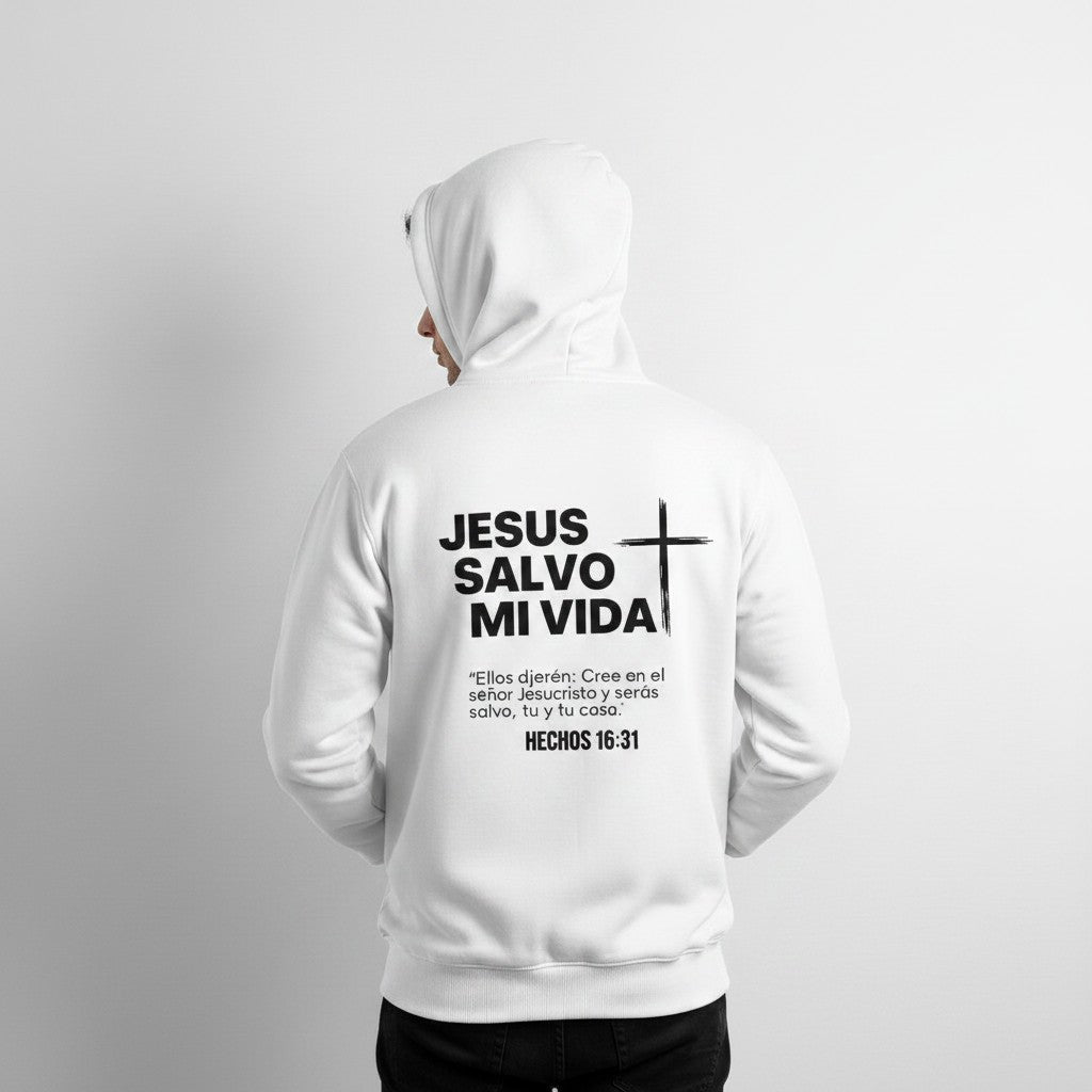 Hoodie / Poleron "Jesús Salvó mi Vida"